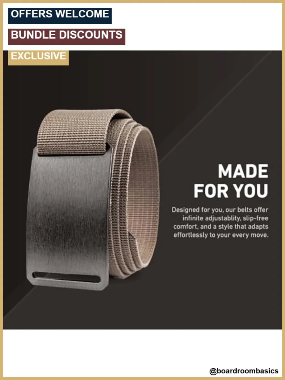 Durable Nylon Tactical Belt, CNC Aluminum Buckle, No-Hole Design, Adjustable,